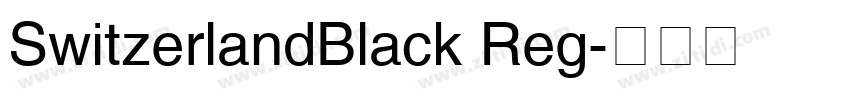 SwitzerlandBlack Reg字体转换